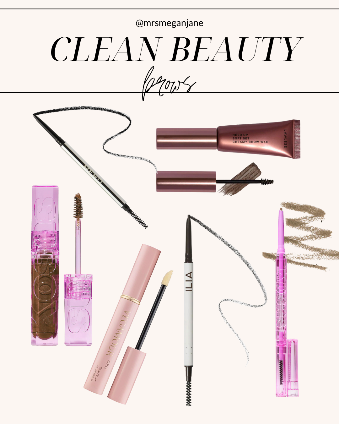 clean beauty brow products