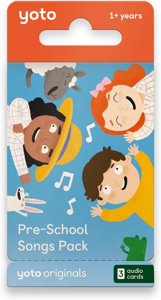 preschool songs yoto cards