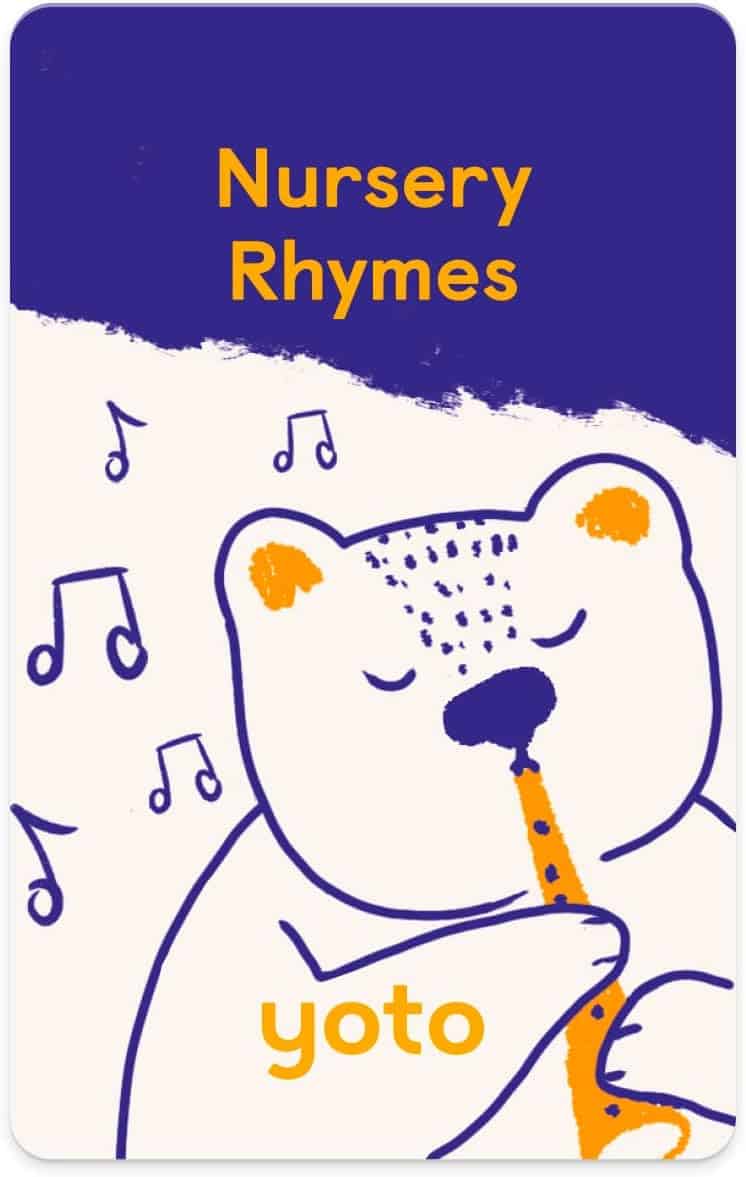 nursery rhymes yoto card